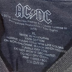 AC/DC Who Made Who Band T-Shirt Mens XL Black Angus Young Graphic Rock Tee 2018