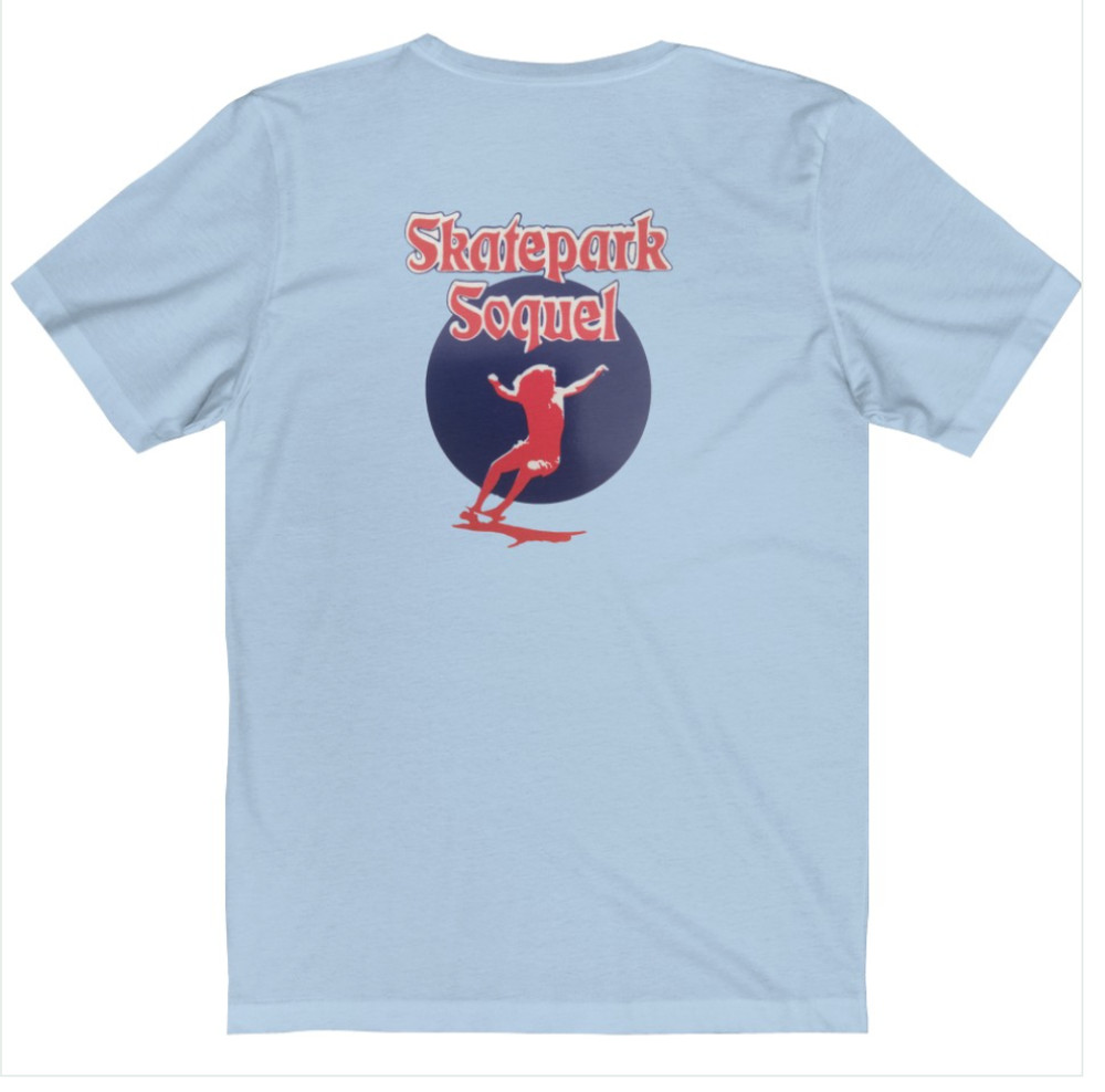 SOQUEL SKATEPARK t-shirt 1978 retro ( vtg Santa Cruz skateboard deck ) NOR-CAL
