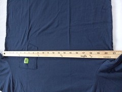 Humants Men’s Large Workwear /Outdoor Jersey Pocket Tee Navy Blue heather Cotton