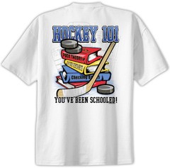 Hockey 101 T-Shirt Jersey Short Sleeve Hockey Tee New Adult and Youth Sizes