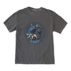 Freyja Norse Goddess T-Shirt | Viking Mythology Cat Chariot Unisex Tee