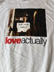 2003 Love Actually Movie T-Shirt Romantic Comedy Film Graphic Tee S