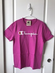Champion Men’s Heritage Short Sleeve Tee Peony Pink Parade Size Medium NWT