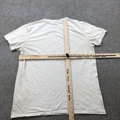OP Shirt Mens Medium White Nautical Tattoo Graphic Grunge Eagle Rose Anchor Art