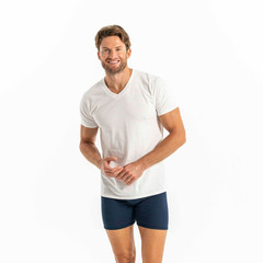 Gildan Men’s V-Neck T-Shirts, Multipack, Style G1103, X-Large, White (6-pack)