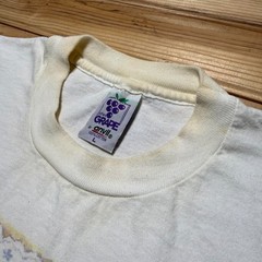 Vintage 1996 Rockport Mass. Morning Glory Flower Lace Graphic T-Shirt – Large