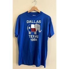 Vintage 1984 Republican National Convention Dallas Ronald Reagan T-shirt Large