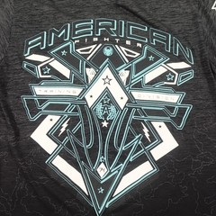 American Fighter Graphic T-shirt Mens Medium Gray Heather Cotton/Polyester MMA