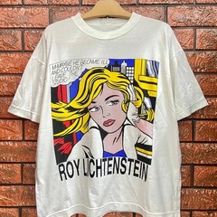90s Roy Lichtenstein M-Maybe 1972 Pop Artwork T Shirt Reprint