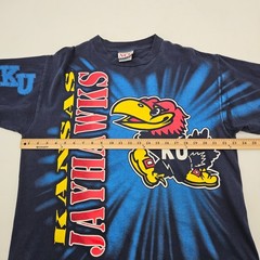 Vintage University of Kansas Jayhawks Shirt Men’s Size XL KU All over Print VTG