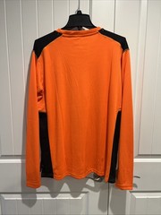 Dickies Men’s Shirt Temp-iQ Performance Cooling Long Sleeve Neon Orange Workwear