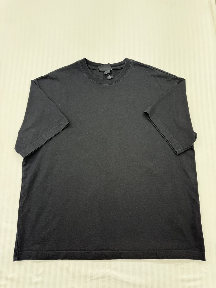 H&M Men’s Black Loose Fit L Crew Neck Short Sleeve T-Shirt