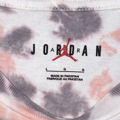 Air Jordan Men’s L Oversized Boxy Tie Dye T-Shirt Hip Hop Streetwear