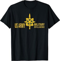 NEW LIMITED Army Military Intelligence Corps US USA T-Shirt