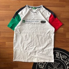 United Colors of Benetton B186 Motorsport Relaxed Fit Colorblock T-Shirt