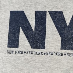 Vintage Heath Knit NYC New York City Adult Medium T Shirt Made In USA 90s EUC