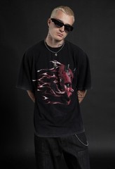 Darc Sport SITH INFERNO PREMIUM OVERSIZED TEE IN BLACK Size L