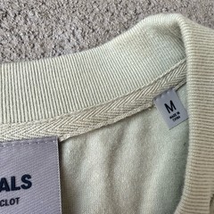 Fear of God Essentials FOG 7 Flocking Long Sleeve T Shirt Cream Size Medium