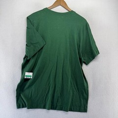 Nike Shirt Men’s XL Green Embroidered Script Spellout Logo Crew Casual Crew NEW