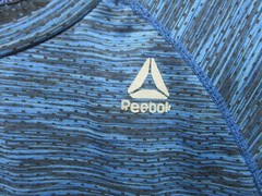 Reebok Shirt Medium Adult Blue Athletic Stretch Lightweight Logo Modern Mens M