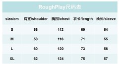 RoughPlay Washed Black Patchwork Long-Sleeved Round-Neck Shirt