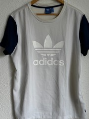 Adidas Originals Trefoil Raglan T-Shirt (White/Navy)