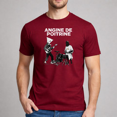 Music Shirt Funny Sarcastic Angine De Poitrine Live Art Graphic Men Boys Kids