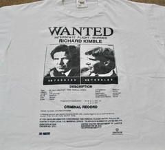 The Fugitive 1993 Movie Vintage 90s Film Harrison Ford Tommy Lee Shirt X-Large