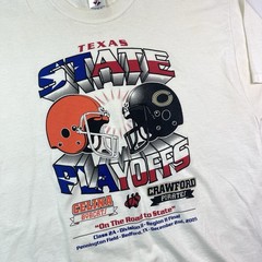 Texas State Playoffs 2005 Football Celina Bobcats Crawford Pirates T-Shirt XL