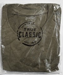 True Classic Men’s Crew Neck T-Shirt XXL Olive Green Short Sleeve New