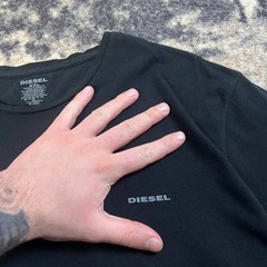 Diesel Luxury Mini Logo Basic T-Shirt 2TS7 Designer Streetwear Tee