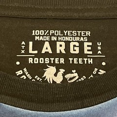 RWBY ROOSTER TEETH SHORT SLEEVE GRAPHIC T SHIRT SIZE L