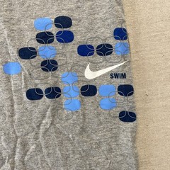 Vintage Nike Shirt Mens L Y2K Silver Tag Swim Wrap Around Print