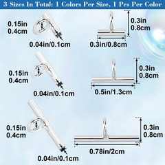 3PCS Pin to Pendant Converters, Brass Brooch Necklace Adapter, Metal Brooch P…