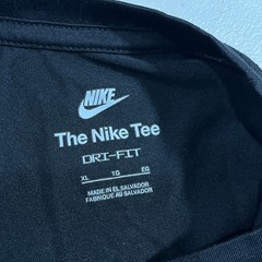Nike Dri Fit Legend T Shirt Men XL Black Bridge City Soccer Academy Graphic Logo