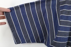 Vtg 90s Streetwear Mens Large Faded Striped Color Block Knit Henley T-Shirt USA