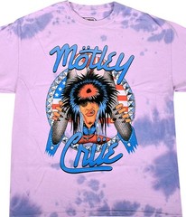 [Limited Edition] Vintage Motley Crue Americana Tie-Dye T-Shirt Liquid Blue
