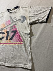 Vintage 90s C-17 Shirt Air Force Base Tultex Made in USA MEDIUM