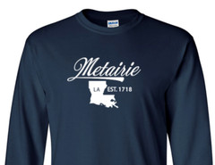 Metairie Louisiana T-Shirt Long Sleeve Graphic tee
