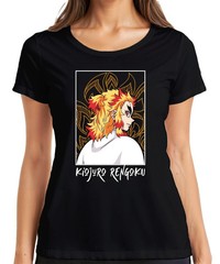 Kyojuro Rengoku Demon Slayer Flame Hashira Anime Graphic Tee Manga Shirt