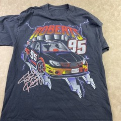 J Galt Racing T-Shirt Men Sz XL Triston Roberts 95 Car Graphic Tee Short Sleeve