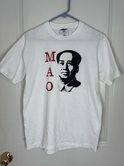 Vintage 90’s Mao Zedong China T-Shirt Size M One Washed & No Worn Jerzees USA