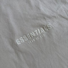 Essentials Fear Of God Beige Logo Men’s Tee size XXL in GUC