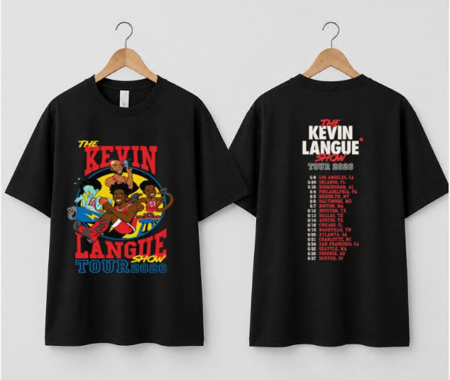 Kevin Langue Tour 2026 Graphic T-Shirt
