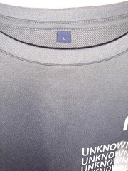 NASA Dare to Explore The Unknown Space Man Graphic T-Shirt Gray Large–EUC!
