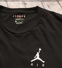Jordan Tshirt Mens Medium Black Jumpman Air Logo Short Sleeve Standard Fit