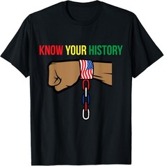 Black History America Fist Cool Black History Month Gift T-Shirt