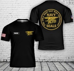 Custom Name US Navy Seals 3D T-Shirt
