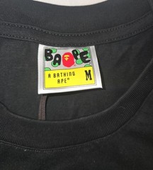 A Bathing Ape Ape Head Logo Graphic Cotton Shirt Mens Medium