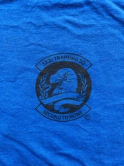 USAF 322nd Training Squadron T-Shirt Men’s Size MED Blue Second To None Get Some